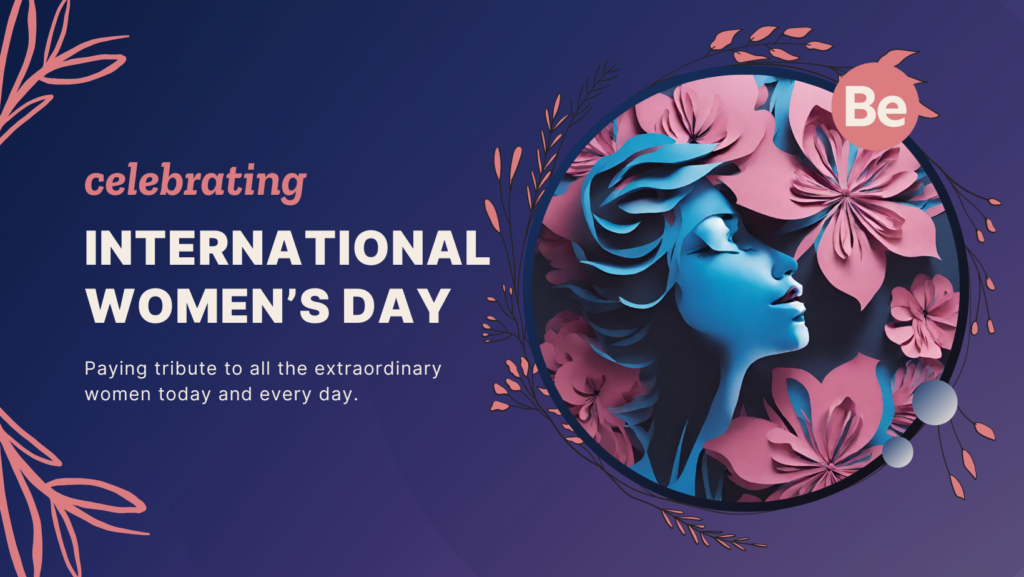International womens day design by BeOnBoard